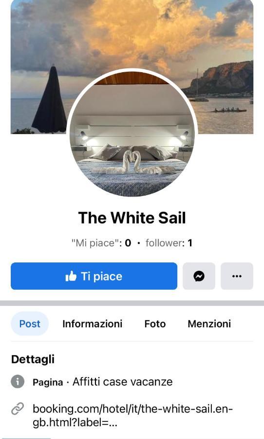 The White Sail - Mondello Apartment With Terrace - Casa Di Vincenzo E Andrea Exteriér fotografie